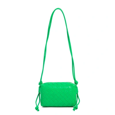Bottega Veneta New Intrecciato Mini Bag In Green