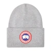 Canada Goose Arctic Disc Ribbed-knit Beanie In Grey