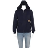 BURBERRY EMBROIDERED ARCHIVE LOGO CASHMERE HOODED TOP