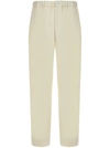 JIL SANDER JIL SANDER TROUSERS BEIGE