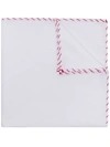 Brunello Cucinelli Stitched-edge Pocket Scarf In White