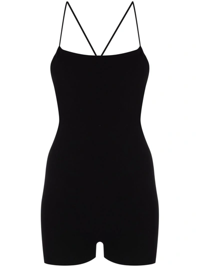 Red Valentino Spaghetti-strap Bodysuit In 黑色