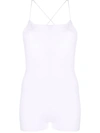 Red Valentino Spaghetti-strap Bodysuit In 白色
