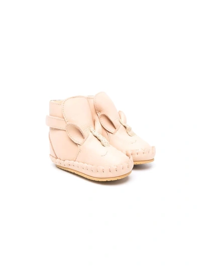 Donsje Babies' Leather Ankle Boots In 中性色