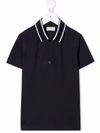 FENDI LOGO-NECKLINE POLO SHIRT