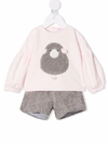 IL GUFO SHEEP-PATTERN TRACKSUIT