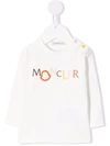 MONCLER LOGO-PRINT LONG-SLEEVE T-SHIRT