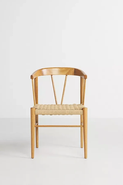 Anthropologie Arden Dining Chair In White
