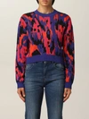 Just Cavalli Sweater  Women Color Gnawed Blue