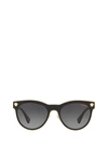 Versace Ve2198 Phantos-frame Metal Polarised Sunglasses In Black