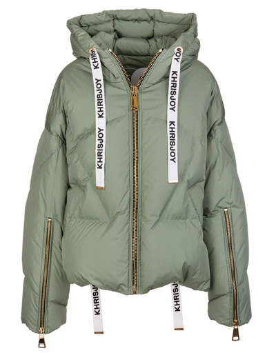 Khrisjoy Woman Military Green Khris Iconic Puffer Jacket