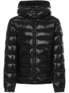 Moncler Girl's Bady Laque Quilted Hooded Puffer Jacket In Black
