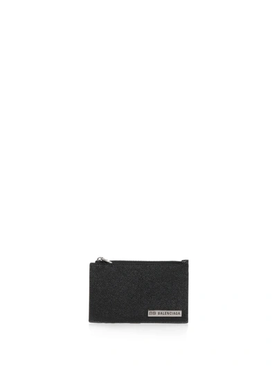 Balenciaga Wallet In Black Leather