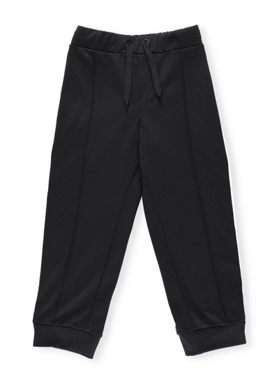 Fendi Kids' Trackpant With Loged Bend In Black