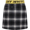 OFF-WHITE MULTICOLOR SKIRT FOR GIRL WITH LOGOS,OGCC003F21FAB002 1018
