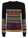 Etro Metallic Fair Isle Wool-blend Sweater
