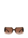 VERSACE VERSACE VE4405 TRANSPARENT BROWN GRADIENT SUNGLASSES,VE4405 533213