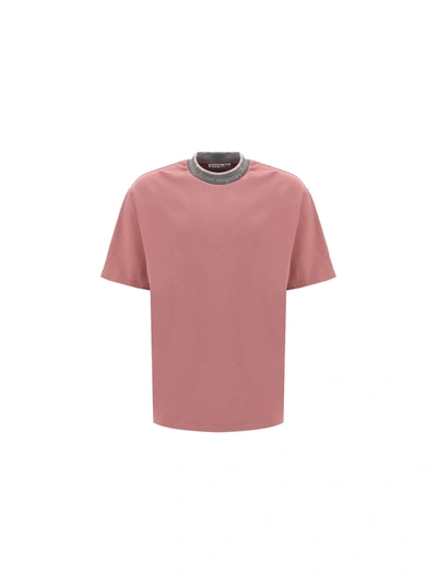 Acne Studios T-shirt In Mauve Purple