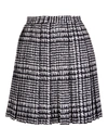 ERMANNO SCERVINO CADY TROUSER SKIRT WITH PRINCE OF WALES PRINT,D392P306CWV S3918
