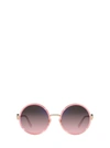 VERSACE VERSACE VE2229 TRANSPARENT PINK SUNGLASSES,VE2229 1252H9