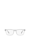 Prada Pr 16mv Grey Crystal Glasses In Transparent Grey