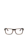Prada Lifestyle Rectangle-frame Glasses In Havana