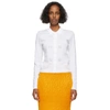 FENDI WHITE FF CARDIGAN