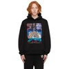 DOUBLET BLACK GRAPHIC POSTER HOODIE