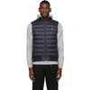 Belstaff Circuit Logo-patch Quilted Down Gilet In Blue