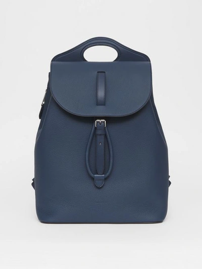 burberry grainy leather backpack Small  Elite HNW Burberrys Check and leather backpack is reworked in check and reinforced with smooth leather Burberry // Brown Haymarket Check