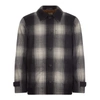 Nudie Jeans Mangan Checked Wool-blend Tweed Jacket In Black
