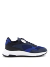 Hogan Hyperlight Trainers In Blue Leather In Dark Blue
