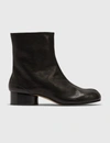 Maison Margiela Tabi Ankle Boots In Black