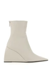 OFF-WHITE OFF-WHITE WEDGE HEEL ANKLE BOOTS