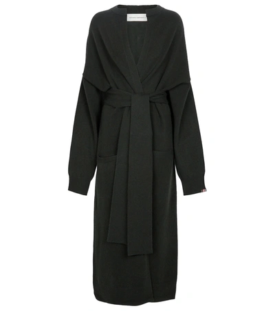 Extreme Cashmere N°186 Marina Cashmere-blend Cardigan In Plum