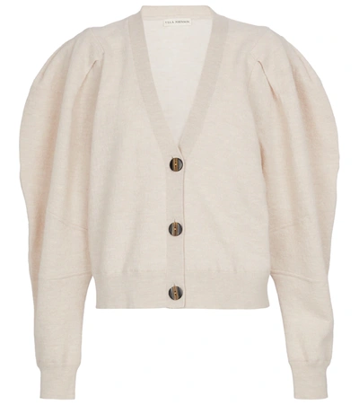 Ulla Johnson Madelyn Wool Cropped Cardigan In White