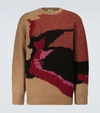 Dries Van Noten Wool-blend Intarsia Sweater In Multicoloured