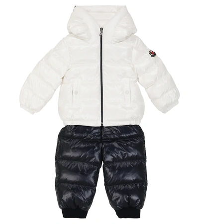 Moncler Baby Sinem羽绒大衣与防雪裤 In Black