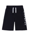 GIVENCHY BOY'S SWEAT SHORTS WITH SPLIT LOGO,PROD244800258