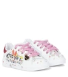 MONNALISA PRINTED LEATHER trainers,P00608710