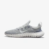 Nike Men's Free Run 5.0 Road Running Sneakers In Grey Fog/pure Platinum/light Smoke Grey