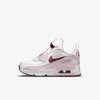 Nike Air Max 90 Toggle Little Kids' Shoes In White,pink Foam,dark Beetroot