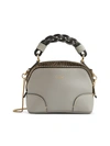 CHLOÉ MINI DARIA BAG WITH CHAIN IN GRAINED AND SHINY CALFSKIN