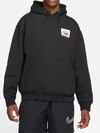 Nike Nrg Acg Printed Cotton-blend Jersey Hoodie In Black