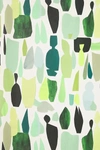 Susan Hable For Soicher Marin Collage Wallpaper In Green