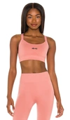 Victoria Beckham Seamless Sports Bra In Sandy Rose