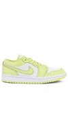 Jordan Air  1 Low Se Sneakers In Summit White  & Limelight
