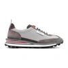 Thom Browne Tech Runner Suede Sneakers In Grey