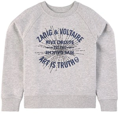 Zadig & Voltaire Logo-print Sweatshirt In 灰色