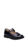 Elephantito Girls Leather Scholar Spectator Mary Jane - Toddler Little Kid In Black